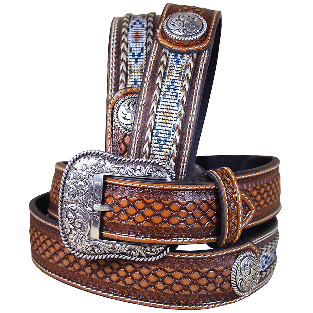 ariat belts men's