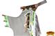 HSCH801-Bull Rodeo Chaps White Green