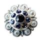 HSCN011-Crystal Rhinestone Bling Berry Conchos Iris Color