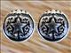 HSCN048-Antique Silver Finished Conchos with Texas Star