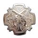 HSCN060-CROSS GUN SHOOTING CONCHOS BLING SILVER HEADSTALL TACK SADDLE COWGIRL