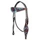 BHPA326DBTRQ-HS-Headstall Tack Bridle Dark