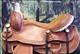 HSRS101-HILASON WESTERN HAND TOOLED LEATHER COWBOY WADE RANCH ROPING SADDLE TAN