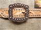 BHPS122CN139-NEW HILASON WESTERN SHOW TACK HAND TOOLED LEATHER ADULT SPUR STRAPS WITH ANTIQUE