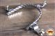 AH-258-863-HILASON CHROME PLATED ROPING MEN SPURS TWISTED WIRE BAND & SOLID BRASS ROWEL