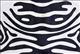 HSHS955-Stencil Zebra Skin Rug Carpet