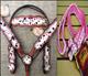BHPA441M-AH-470-148-HILASON WESTERN LEATHER HORSE HEADSTALL BRIDLE BREAST COLLAR REINS COWHIDE HAIR