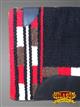 FEDP227-Saddle Blanket Black Crimson
