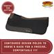 HSFP600-Saddle Pad with Wear Black