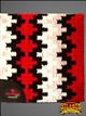 FEDP130-FUR-DP130 RED BLACK HILASON WESTERN NEW ZEALAND WOOL FELT SADDLE BLANKET PAD
