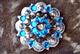 HSCN050-022-SILVER FINISH BERRY CONCHO RHINESTONE HEADSTALL SADDLE TACK BLING COWGIRL