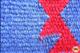 FEDP113-GEL-G113 HILASON WESTERN NEW ZEALAND WOOL GEL SADDLE BLANKET PAD ROYAL BLUE RED