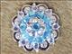 HSCN050-051-TURQUOISE & CLEAR CRYSTAL BERRY CONCHO RHINESTONE HEADSTALL SADDLE TACK COWGIRL