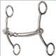 CE-GTSBIT31-Classic Equine Carol Goostree Simplicity Shank Barrel Bit with Thick Bar Chain 5-in