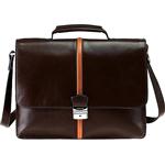Scully Computer Briefcase - Brown