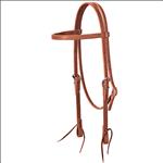 WEAVER LEATHER GOLDEN BROWN HARNESS LEATHER HORSE BROWBAND HEADSTALL