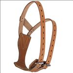 WEAVER LEATHER MIRACLE RUSSET HORSE BREAST COLLAR WITH NON RUST STAINLESS STEEL