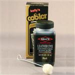 4 OZ. KELLY COBBLER LEATHER DYE BLACK BY FIEBING