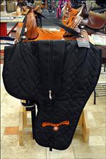 HORSE TACK SADDLE CARRY BAG WITH DETACHABLE GIRTH HOLDER BY CIRCLE Y