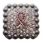 CRYSTALS BREAST CANCER CONCHOS RHINESTONE HEADSTALL TACK BLING COWGIRL