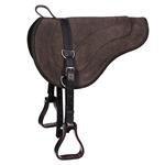 HILASON NATURAL HORSEMANSHIP LEATHER BAREBACK WESTERN TREELESS SADDLE PAD