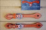 CIRCLE Y TACK HORSE REGULAR OIL LEATHER STITCHED SPUR STRAP YOUTH LADIES
