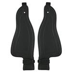 U-HILASON REPLACEMENT LEATHER FENDERS PAIR HORSE ENDURANCE SADDLE BLACK ADULT