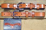REGULAR OIL CIRCLE Y LEATHER HORSE TACK BREAST COLLAR TUGS WITH STAINLESS BUCKLE