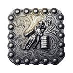 BARREL RACER SQUARE CONCHO SADDLE HEADSTALL TACK BLING COWGIRL