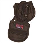 TUCKER BROWN 420D NYLON HORSE SADDLE CANTLE BAG TACK TRAIL RIDING WESTERN