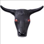 LARGE RED EYE STEER HEAD WITH RODS