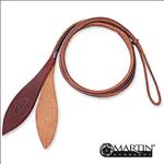 CLASSIC EQUINE BARREL RACING HORSE HARNESS LEATHER WHIP POPPER