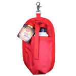 HILASON HEAVY DUTY SNAPON 600D NYLON RED WATER BOTTLE HOLDER CARRIER FOR SADDLE