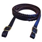 AI833OL HILASON WESTERN FOUR PLAITED LEATHER HORSE TACK ROPING REIN