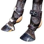 PROFESSIONALS CHOICE LEATHER SKID HORSE REINING ROPING LEG BOOTS PAIRS