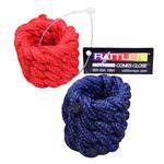 RATTLER ROPE HORSE SADDLE HORN WRAP KNOT RED BLUE