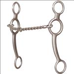 6 1/2  CLASSIC EQUINE PERFORMANCE SERIES  RING GAG TWISTED WIRE HORSE MOUTH BIT