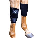 PROFESSIONAL CHOICE HORSE EQUINE PROTECTIVE KNEE BOOTS LEG PAIR BLACK