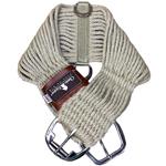 CLASSIC EQUINE HORSE ROPER NATURAL MOHAIR CINCH GIRTH WITH NYLON CENTER