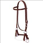 WEAVER LEATHER DELUXE LATIGO LEATHER SIDE PULL SINGLE ROPE HORSE HEADSTALL