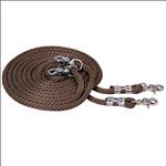 WEAVER BROWN WESTERN TACK HORSE POLY ROPE DRAW REINS