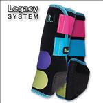 BURST BLACK CLASSIC EQUINE LEGACY SYSTEM FRONT HORSE SPORT BOOT PAIR