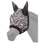 TOUGH-1 ZEBRA PATTERN MESH HORSE FLY MASK WESTERN TACK