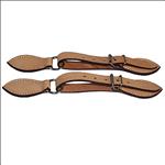 180052 HILASON RUSSET LEATHER SPUR STRAP 5/8IN SKIRT LEATHER