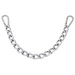 HILASON 9-1/2IN X 3.5MM. EASY CLIP CURB BIT CHAIN HEAVY DUTY CHROME STEEL W/SNAP