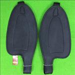 TE101BK HILASON REPLACEMENT LEATHER FENDERS HORSE ENDURANCE SADDLE BLACK ADULT