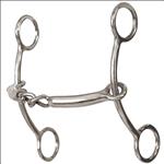 CLASSIC EQUINE GOOSETREE SIMPLICITY BIT SNAFFLE W/CHAIN MIDDLE MOUTHPIECE