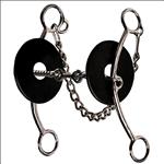 PROFESSIONAL CHOICE BRITTANY LIFTER THREE PIECE TWISTED WIRE SNAFFLE HORSE BIT