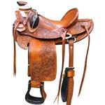 WD013ST HILASON BIG KING WESTERN WADE RANCH ROPING LEATHER HORSE SADDLE