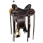 RS106DB HILASON BIG KING WESTERN WADE RANCH ROPING COWBOY SADDLE 15 16 17